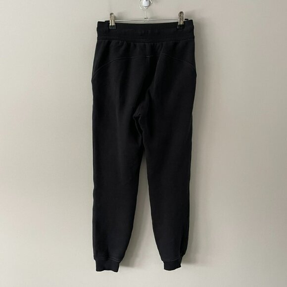 Lululemon 2020 High Rise Drawstring Waist Cotton Terry Scuba Jogger Black 4 - Picture 4 of 8